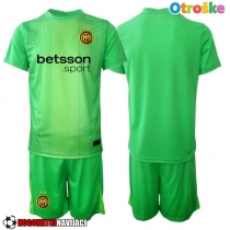 Otroške Nogometnih dresov Inter Milan Vratar Tretji 2025-26 Kratki rokavi (+ hlače)